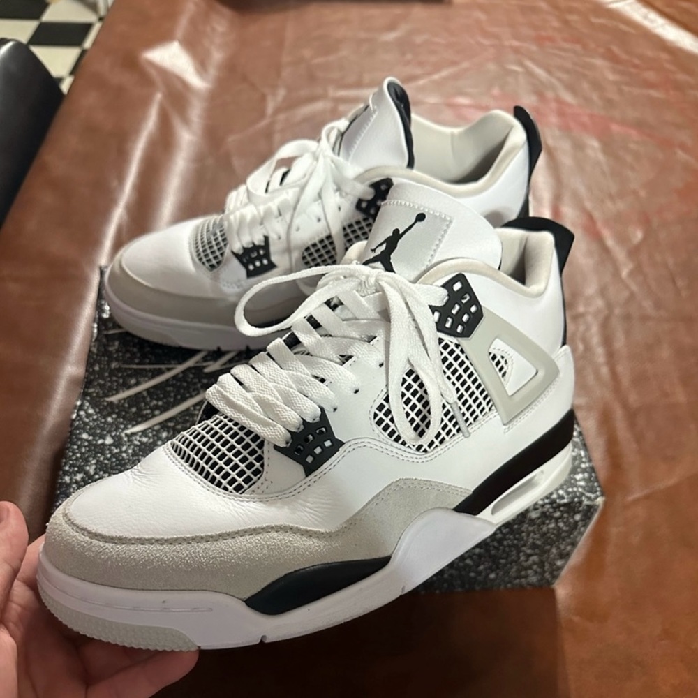 Men’s Air Jordan 4 Military Black Size 12